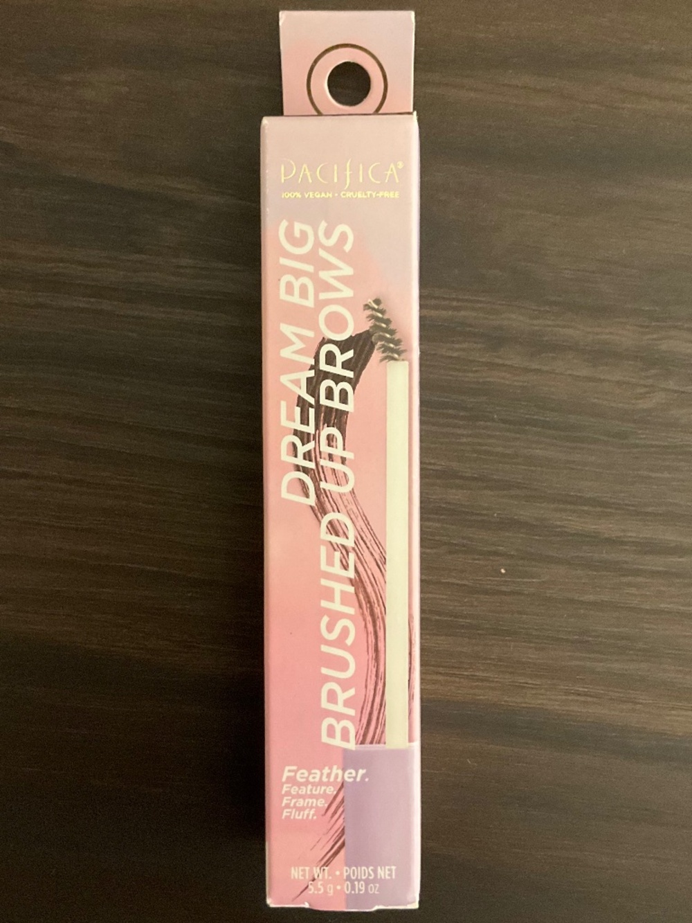 NWT Pacifica - Dream Big Brushd Up Brows in Dark Medium, 5.5 g